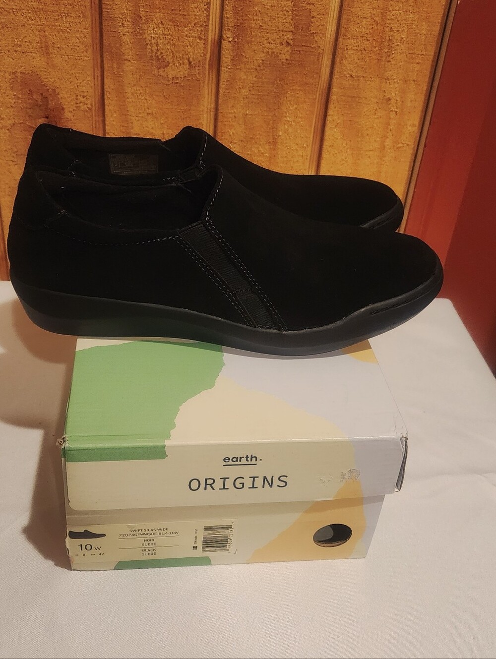 Swift Silas Suede Earth® Origins Women's Size 10W - Picture 5 of 9
